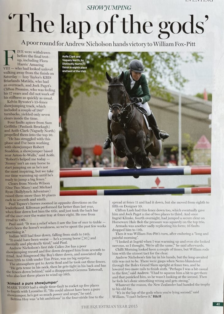 Horse & Hound Article