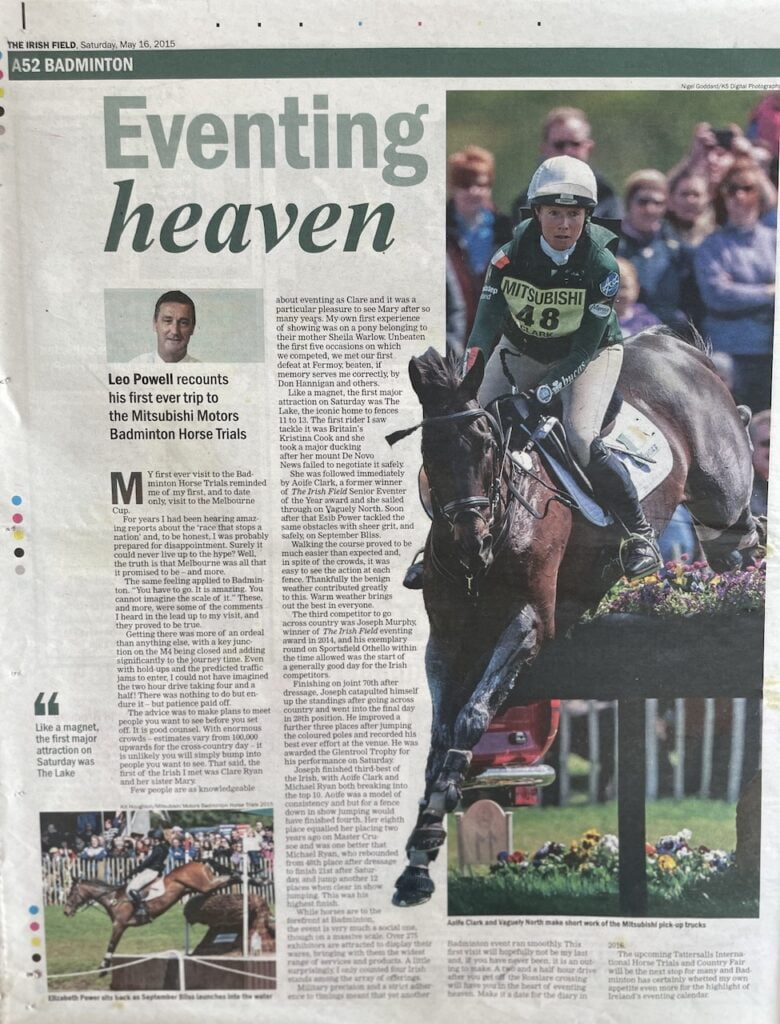 irish Field Article