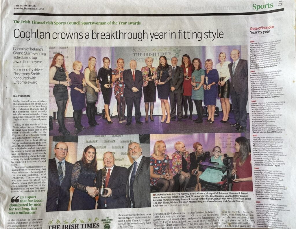 Sportswoman of the Year Article